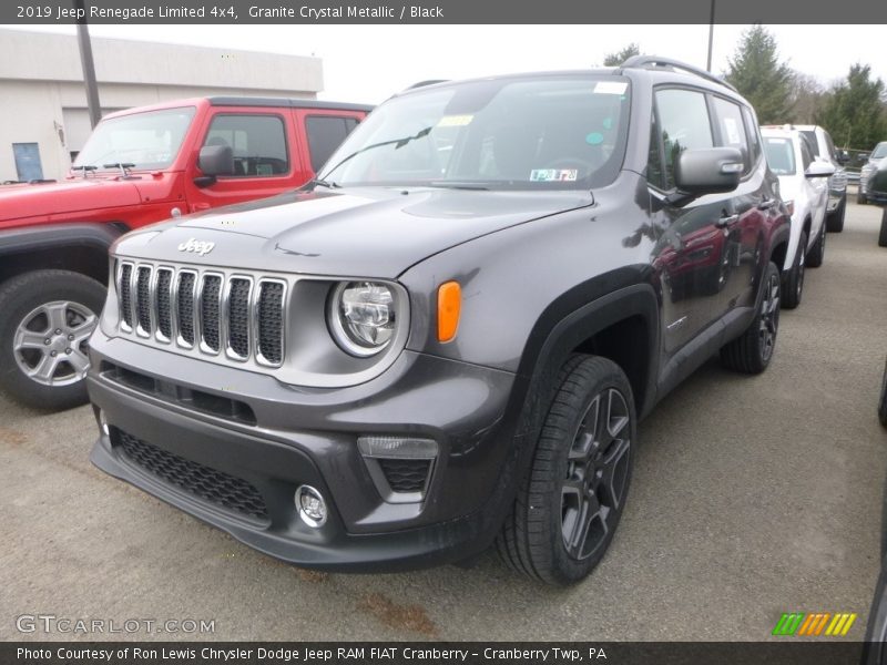 Granite Crystal Metallic / Black 2019 Jeep Renegade Limited 4x4