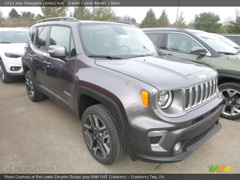 Granite Crystal Metallic / Black 2019 Jeep Renegade Limited 4x4