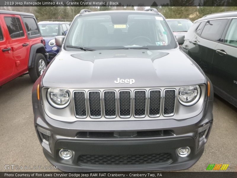 Granite Crystal Metallic / Black 2019 Jeep Renegade Limited 4x4