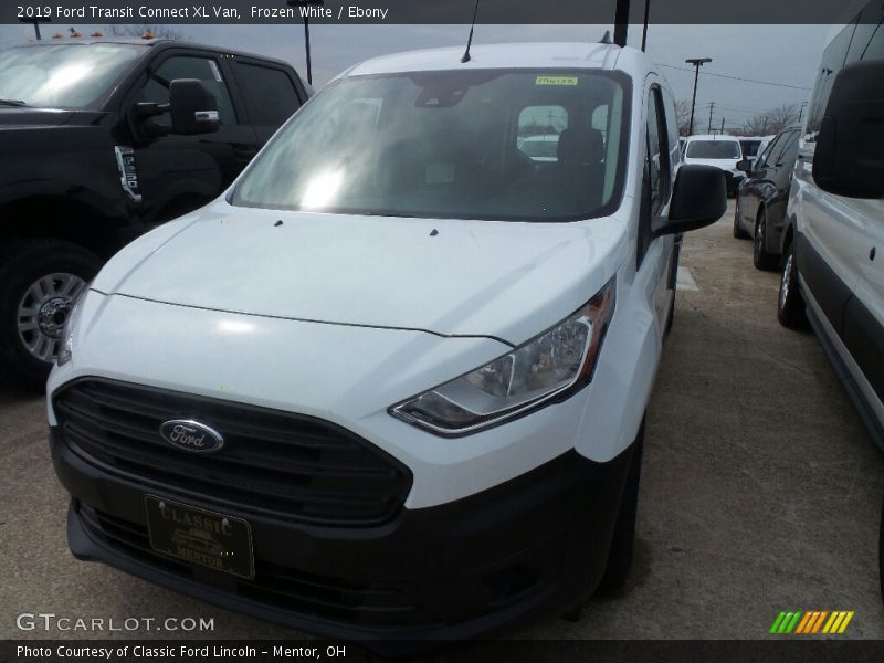 Frozen White / Ebony 2019 Ford Transit Connect XL Van