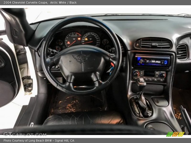 Arctic White / Black 2004 Chevrolet Corvette Coupe