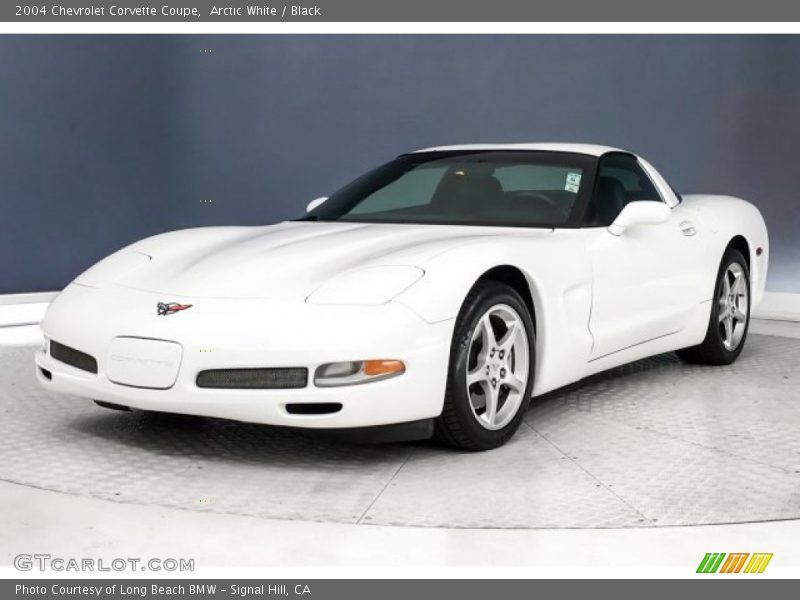 Arctic White / Black 2004 Chevrolet Corvette Coupe