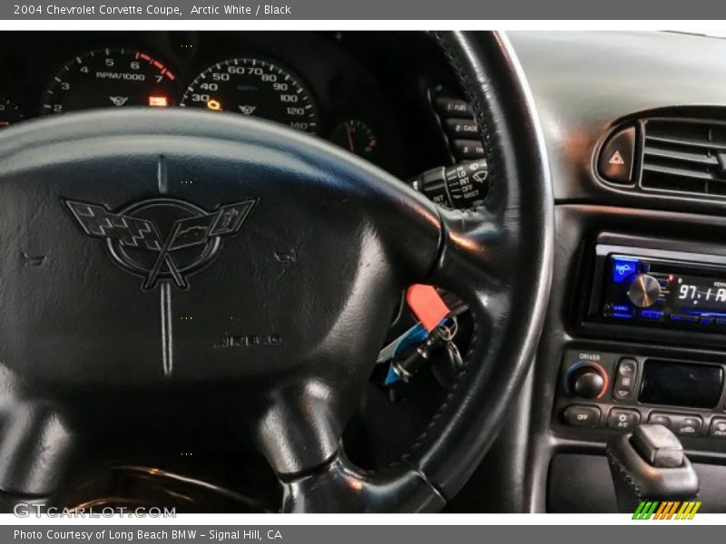 Arctic White / Black 2004 Chevrolet Corvette Coupe