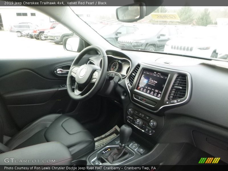 Velvet Red Pearl / Black 2019 Jeep Cherokee Trailhawk 4x4