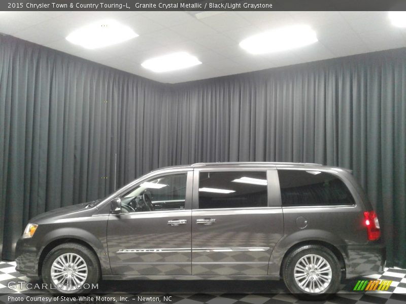 Granite Crystal Metallic / Black/Light Graystone 2015 Chrysler Town & Country Touring-L