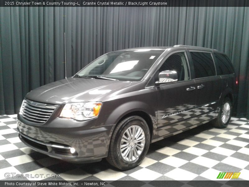 Granite Crystal Metallic / Black/Light Graystone 2015 Chrysler Town & Country Touring-L
