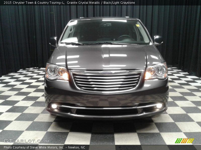 Granite Crystal Metallic / Black/Light Graystone 2015 Chrysler Town & Country Touring-L
