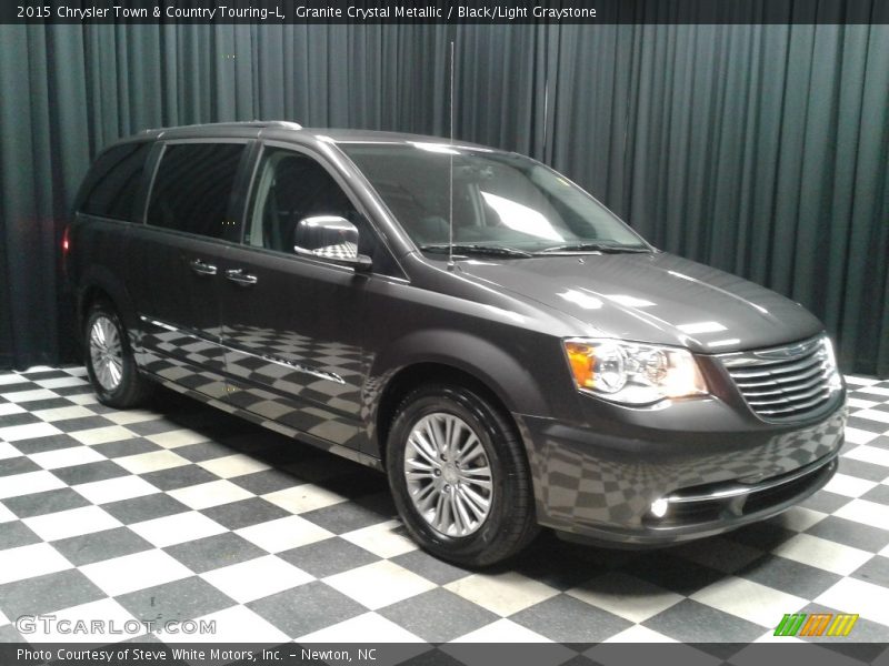 Granite Crystal Metallic / Black/Light Graystone 2015 Chrysler Town & Country Touring-L