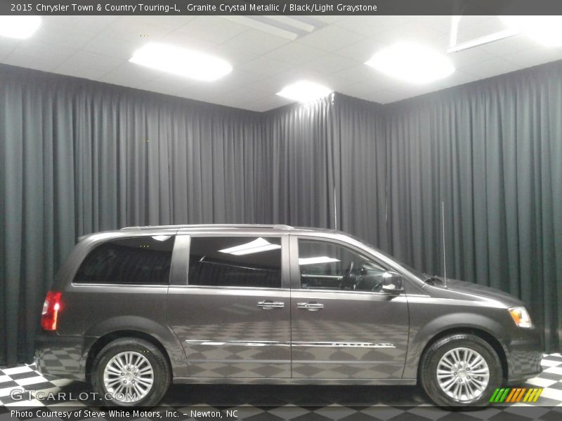 Granite Crystal Metallic / Black/Light Graystone 2015 Chrysler Town & Country Touring-L