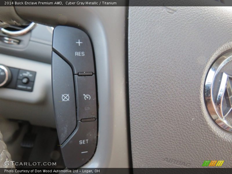 Cyber Gray Metallic / Titanium 2014 Buick Enclave Premium AWD