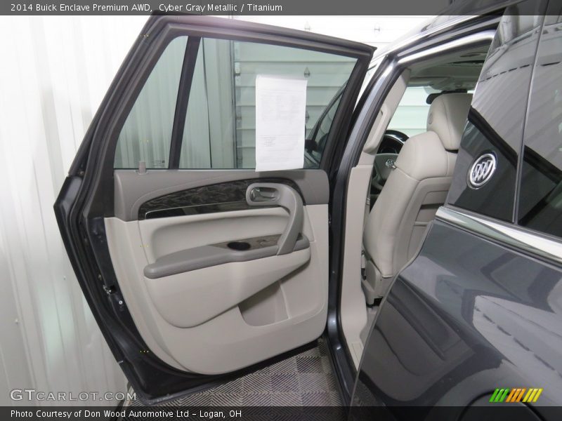 Cyber Gray Metallic / Titanium 2014 Buick Enclave Premium AWD