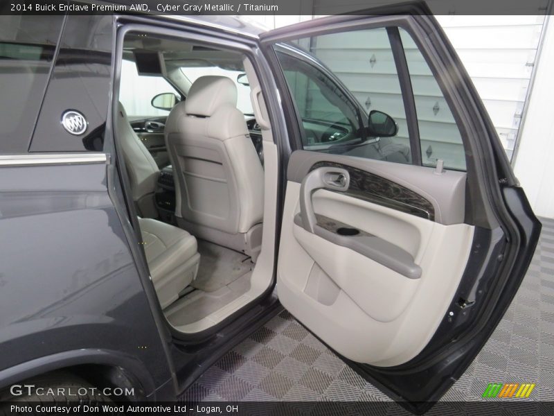 Cyber Gray Metallic / Titanium 2014 Buick Enclave Premium AWD