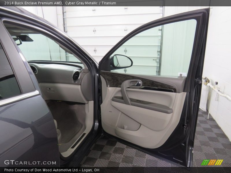 Cyber Gray Metallic / Titanium 2014 Buick Enclave Premium AWD