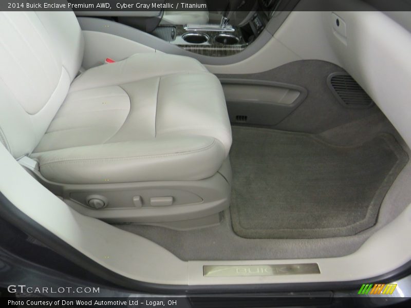 Cyber Gray Metallic / Titanium 2014 Buick Enclave Premium AWD