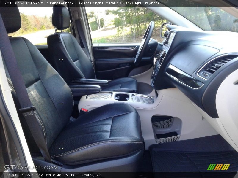 Granite Crystal Metallic / Black/Light Graystone 2015 Chrysler Town & Country Touring-L