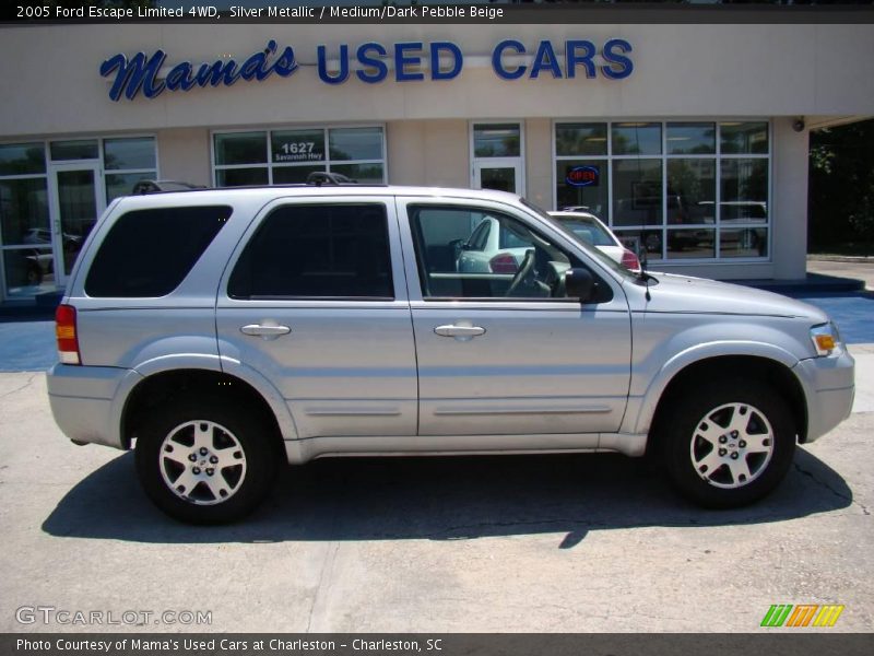 Silver Metallic / Medium/Dark Pebble Beige 2005 Ford Escape Limited 4WD