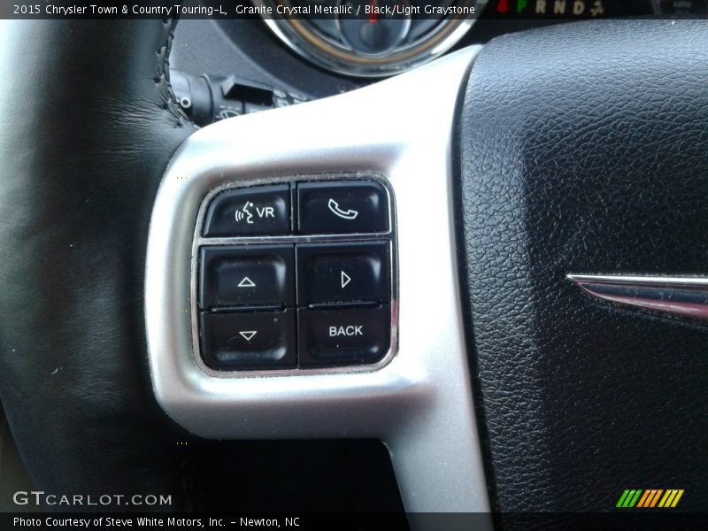Granite Crystal Metallic / Black/Light Graystone 2015 Chrysler Town & Country Touring-L