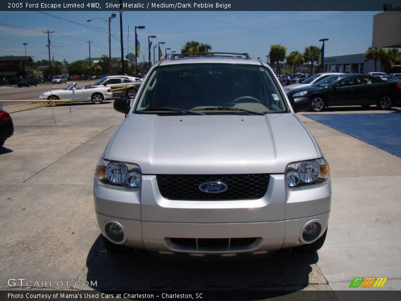 Silver Metallic / Medium/Dark Pebble Beige 2005 Ford Escape Limited 4WD
