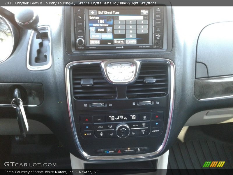 Granite Crystal Metallic / Black/Light Graystone 2015 Chrysler Town & Country Touring-L
