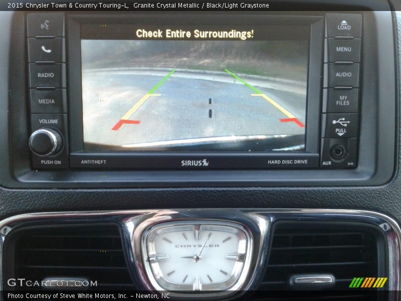 Granite Crystal Metallic / Black/Light Graystone 2015 Chrysler Town & Country Touring-L