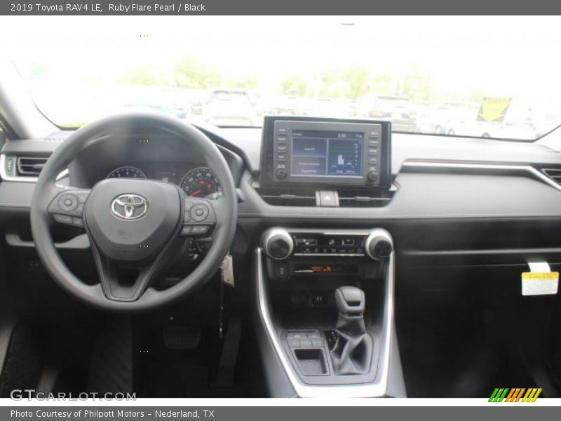 Ruby Flare Pearl / Black 2019 Toyota RAV4 LE