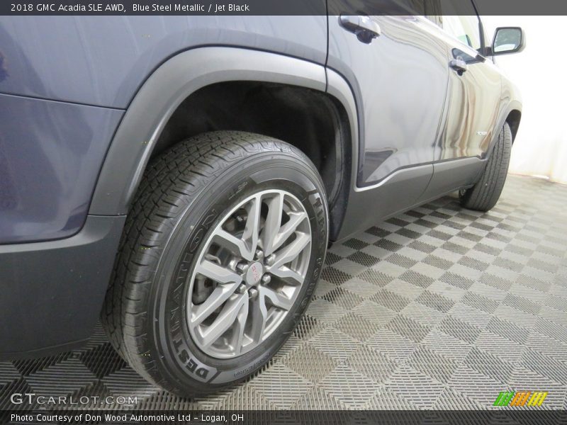 Blue Steel Metallic / Jet Black 2018 GMC Acadia SLE AWD