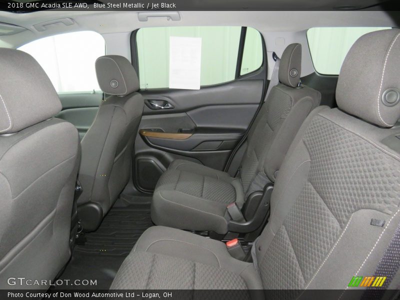 Blue Steel Metallic / Jet Black 2018 GMC Acadia SLE AWD