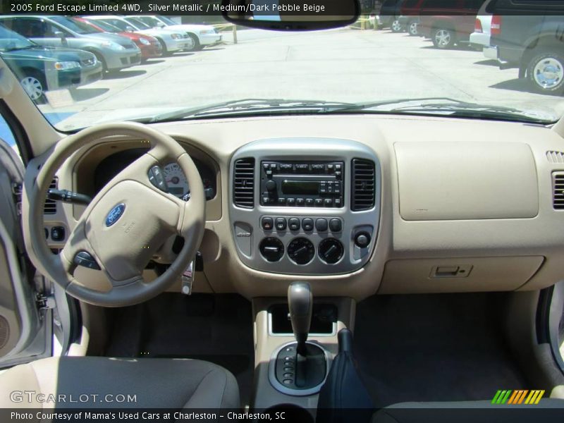 Silver Metallic / Medium/Dark Pebble Beige 2005 Ford Escape Limited 4WD