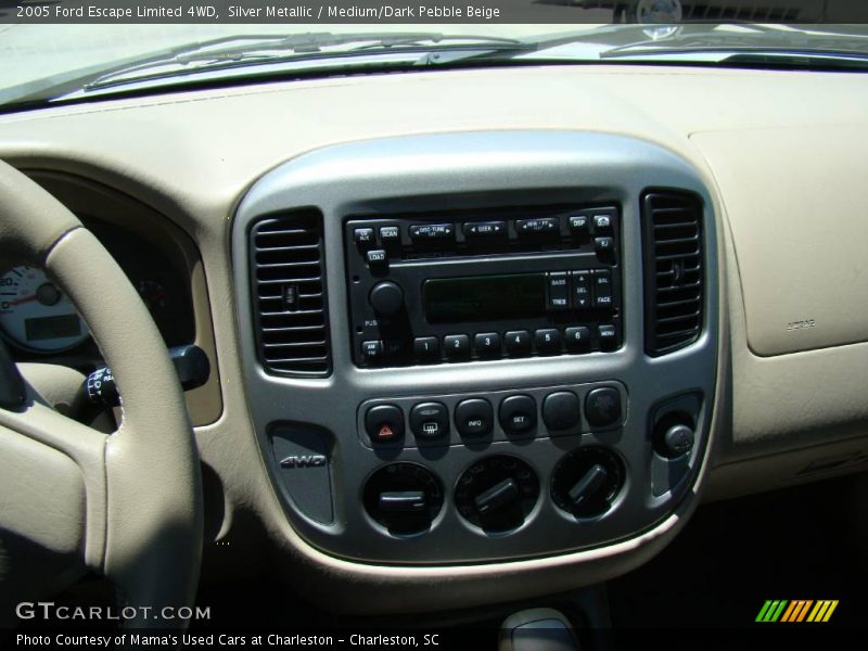 Silver Metallic / Medium/Dark Pebble Beige 2005 Ford Escape Limited 4WD