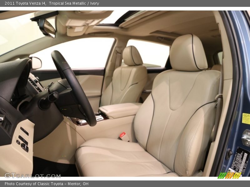 Tropical Sea Metallic / Ivory 2011 Toyota Venza I4