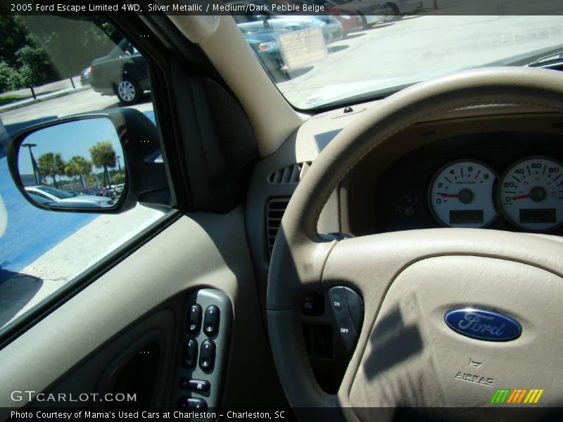 Silver Metallic / Medium/Dark Pebble Beige 2005 Ford Escape Limited 4WD