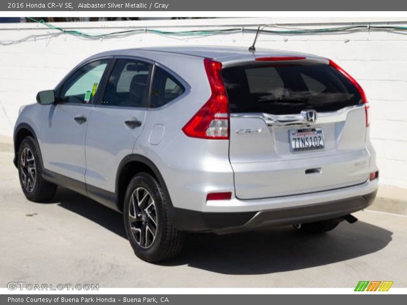 Alabaster Silver Metallic / Gray 2016 Honda CR-V SE