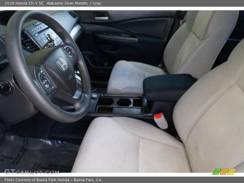 Alabaster Silver Metallic / Gray 2016 Honda CR-V SE