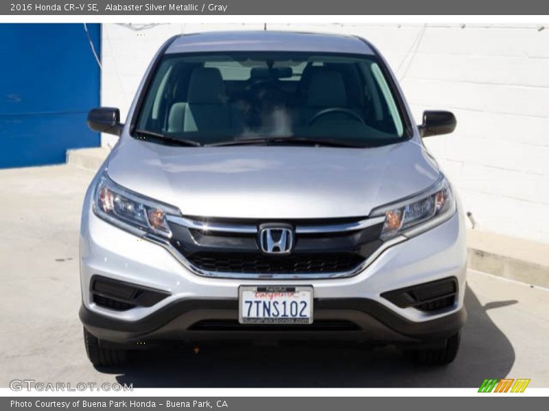 Alabaster Silver Metallic / Gray 2016 Honda CR-V SE