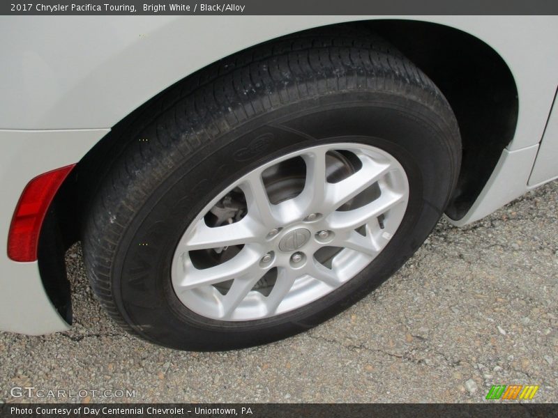 Bright White / Black/Alloy 2017 Chrysler Pacifica Touring