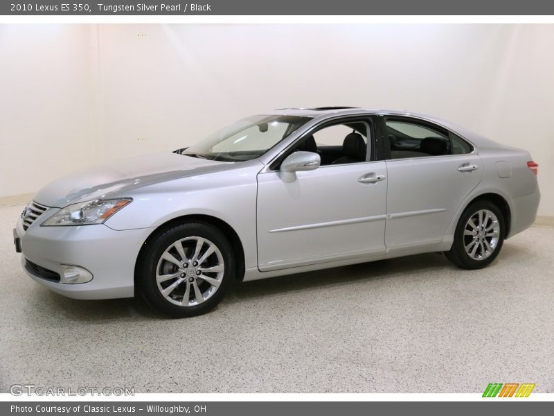 Tungsten Silver Pearl / Black 2010 Lexus ES 350