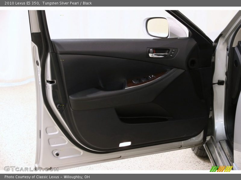 Tungsten Silver Pearl / Black 2010 Lexus ES 350