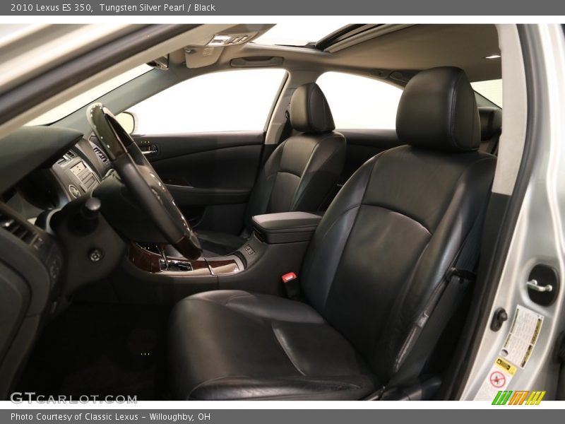 Tungsten Silver Pearl / Black 2010 Lexus ES 350