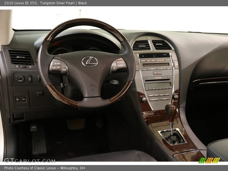 Tungsten Silver Pearl / Black 2010 Lexus ES 350