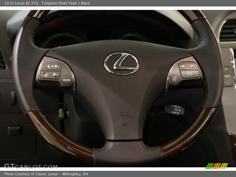 Tungsten Silver Pearl / Black 2010 Lexus ES 350