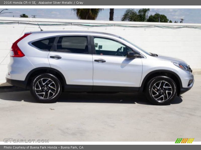 Alabaster Silver Metallic / Gray 2016 Honda CR-V SE
