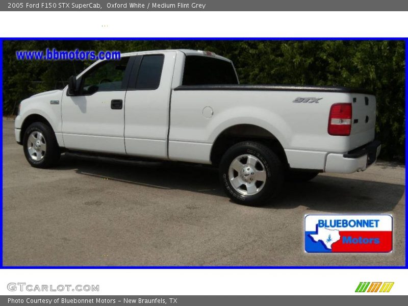 Oxford White / Medium Flint Grey 2005 Ford F150 STX SuperCab