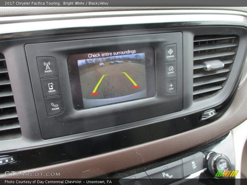 Bright White / Black/Alloy 2017 Chrysler Pacifica Touring
