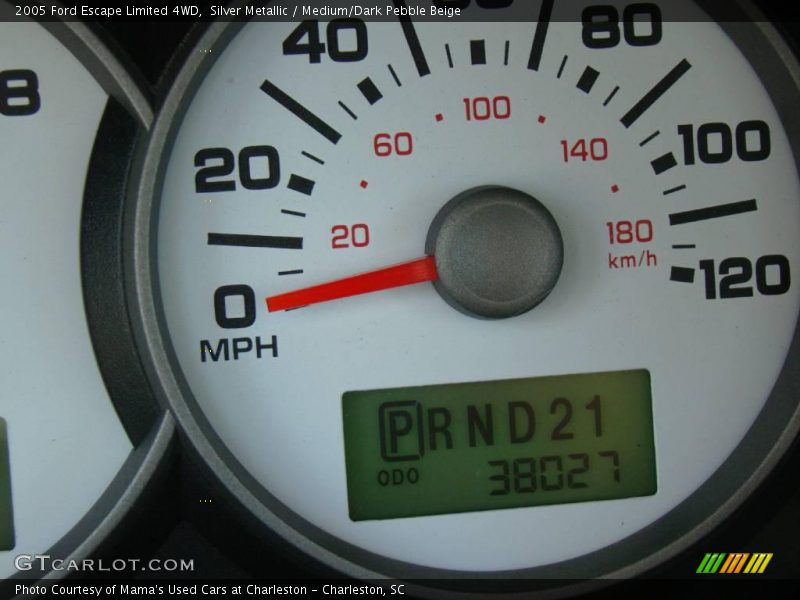 Silver Metallic / Medium/Dark Pebble Beige 2005 Ford Escape Limited 4WD