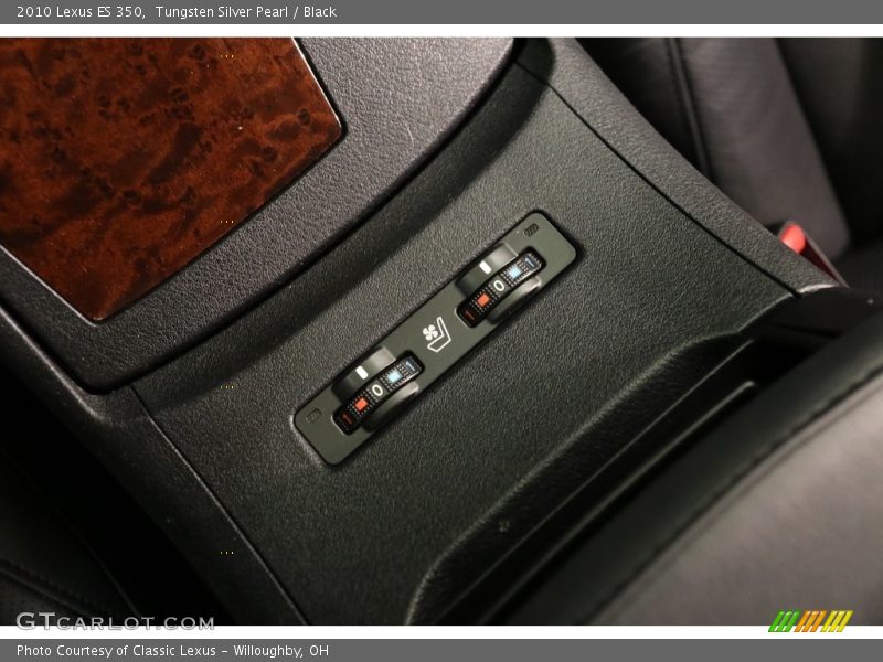 Tungsten Silver Pearl / Black 2010 Lexus ES 350