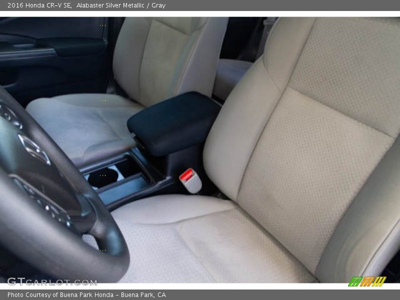 Alabaster Silver Metallic / Gray 2016 Honda CR-V SE