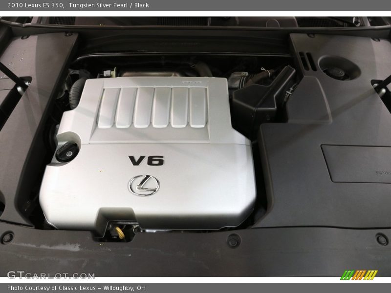 Tungsten Silver Pearl / Black 2010 Lexus ES 350