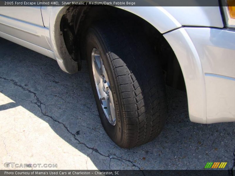 Silver Metallic / Medium/Dark Pebble Beige 2005 Ford Escape Limited 4WD