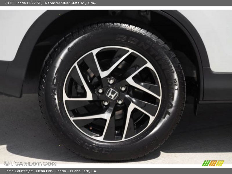 Alabaster Silver Metallic / Gray 2016 Honda CR-V SE