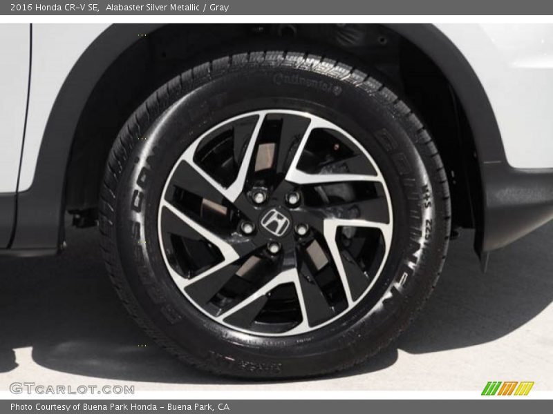 Alabaster Silver Metallic / Gray 2016 Honda CR-V SE